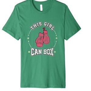 This Girl Can Box (Green Shirt)